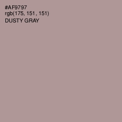#AF9797 - Dusty Gray Color Image
